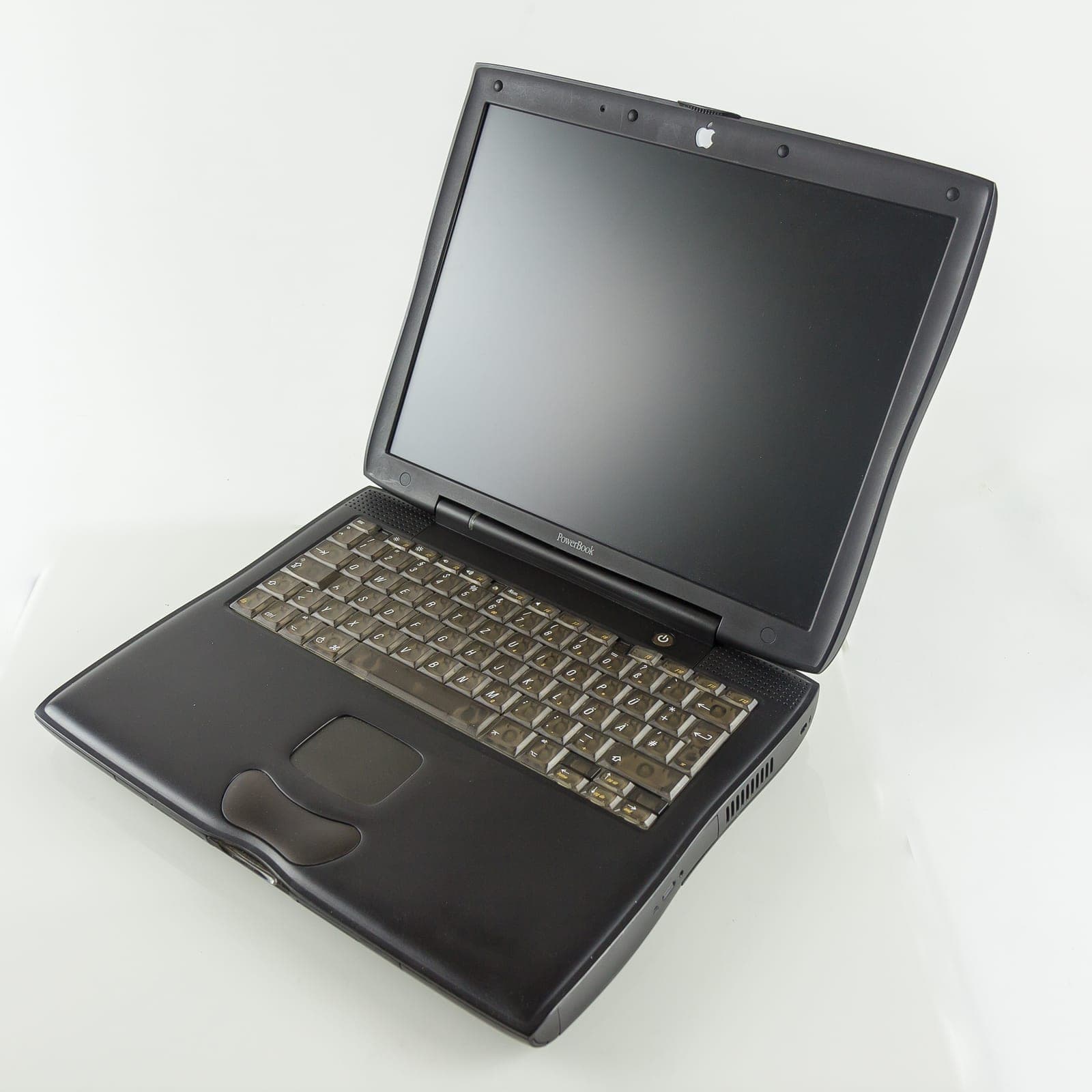 PowerBook G3 Pismo open on a neutral background